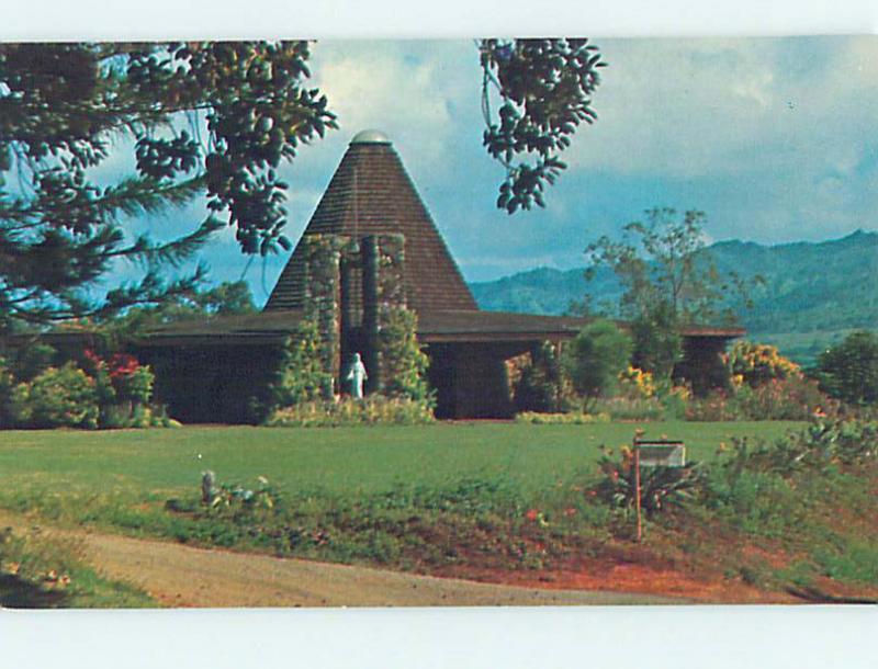 Unused Pre-1980 CHURCH SCENE Kauai Hawaii HI hs6392