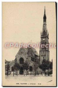 Postcard Old Church Vanves