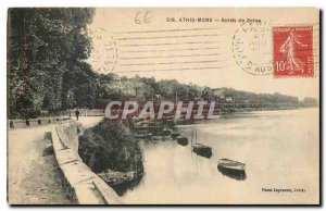 Old Postcard Athis Mons Bords de Seine