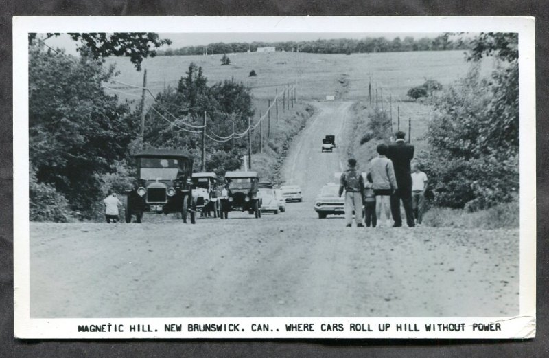 dc167 - MAGNETIC HILL NB 1950s Real Photo Postcard