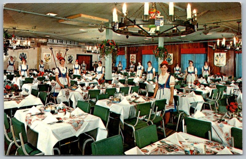 Frankenmuth Michigan 1960s Postcard Frankenmuth Bavarian Inn Waitress