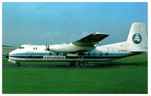 Herald Columbia Airplane Postcard