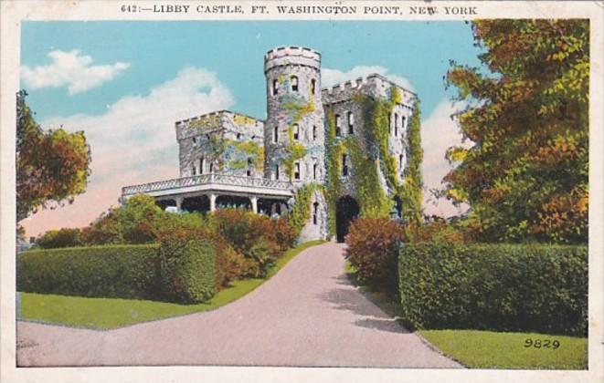 New York Fort Washington Point Libby Castle 1932