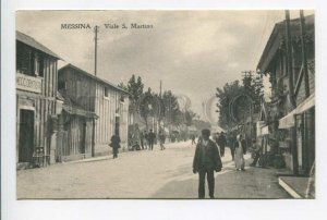 425972 ITALY Messina Viale S.Martino Dentist office Vintage postcard