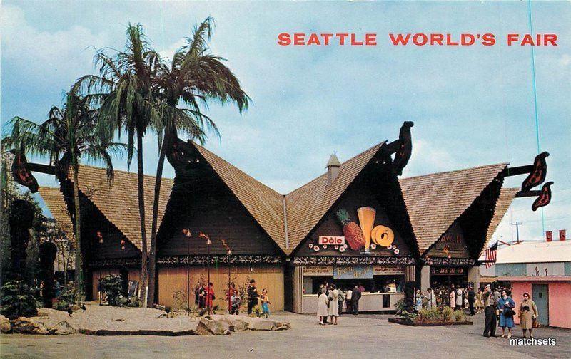 1962 Tiki Seattle Washington World Fair Hawaiian Pavilion Johnston 11674