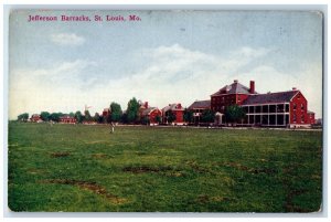 c1910 Jefferson Barracks Exterior St. Louis Missouri MO Vintage Antique Postcard