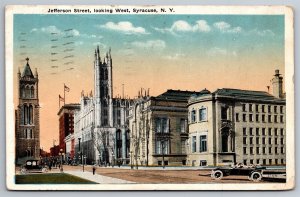 Grand Central Terminal Station Depot Train Cars NYC NY C1915 Postcard J27