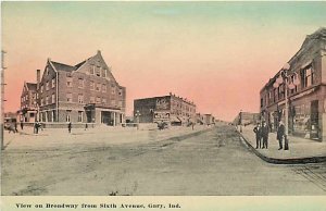 IN, Gary, Indiana, Broadway From Sixth Avenue 