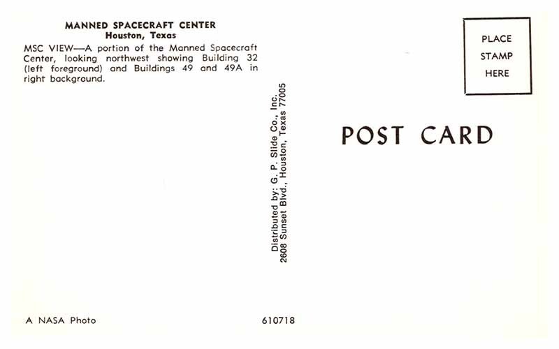 Postcard BUILDING SCENE Houston Texas TX AS0031