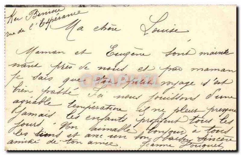 Pouliguen Old Postcard Beach