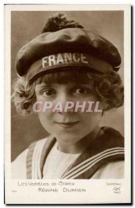 Postcard Modern Cinema Regine Dumien France Boat Marin