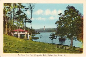 Northwest Arm from Waegwoltic Club Halifax NS Nova Scotia PECO Postcard G49