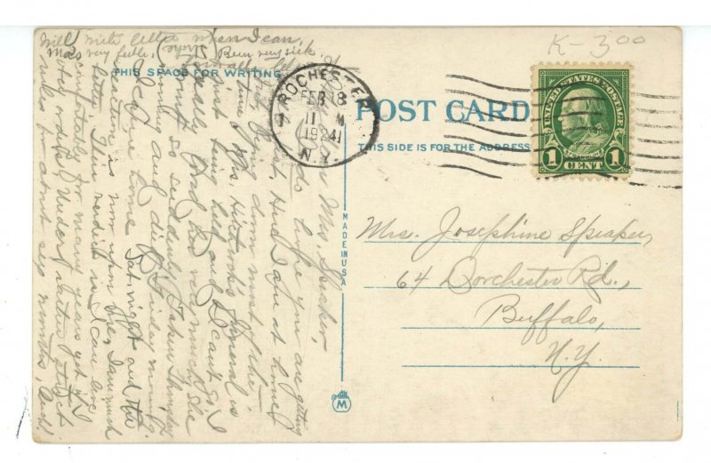 NY - Clifton Springs. Sanitarium Veranda