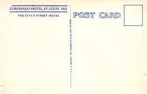 St. Louis, Missouri - The Coronado Hotel on Lindell Blvd at Spring Ave - c1920