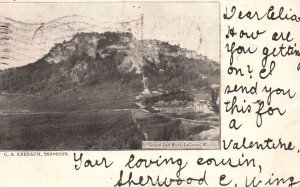 Vintage Postcard 1905 Grandad Bluff on East Side La Crosse Wisconsin Nature WI