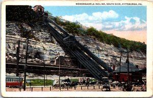 USA Monongahela Incline South Side Pittsburgh Pennsylvania Postcard 09.60