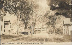 Riverton Barkhamsted Connecticut CT Main St. East c1910 Real Photo Postcard