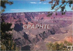 Modern Postcard View From the South at the Grand Canyon