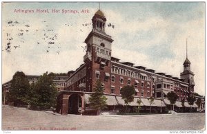 Arlington Hotel, HOT SPRINGS, Arkansas, PU-1915