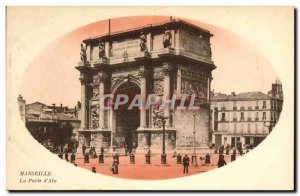 Old Postcard Marseille The door & # 39Aix