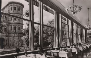 Hotel Porta Nigra Real Photo German Restaurant Old Postcard