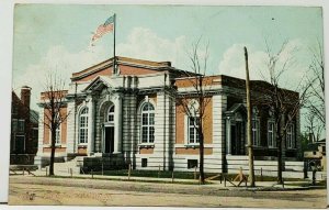 Kankakee Illinois Post Office 1907 to Forest Park Postcard I4