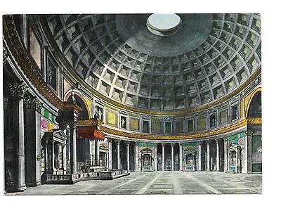 Italy Rome Pantheon Interior Dome Vntg Kodak Ektachorme 4X6 Postcard