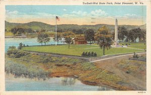 G48/ Point Pleasant West Virginia Postcard Linen 1942 Tu-Endi-Wei State Park