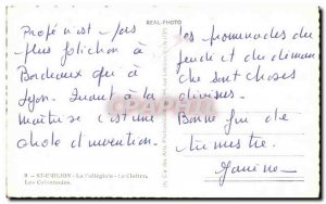 Old Postcard St Emilion The Collegiate The Cloister The Colonnades