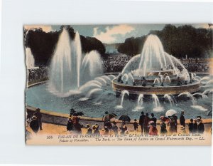 Postcard The Basin of Latona on Grand Waterworks Day, Versailles, France