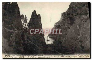 Postcard Old Bay of Cassis Calanque of En Vau