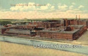 Brown & Sharpe MFG Co - Providence, Rhode Island