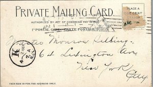1901 PAN AMERICAN EXPOSITION BUFFALO GOVERNMENT BUILDING MAILING CARD 25-244