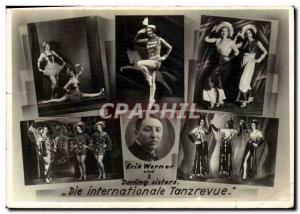 Old Postcard Erik Werner und 3 sisters Darling International Die Tanzrevue