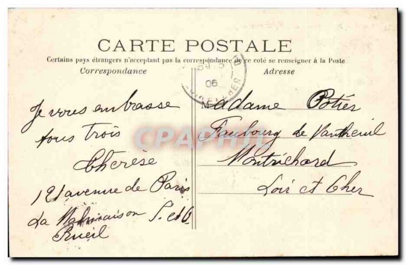 Rueil - Cognac Foundation - Main Entrance - Old Postcard