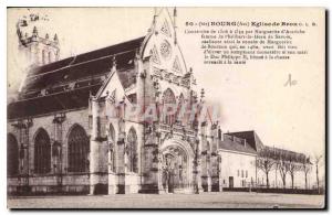 Old Postcard Bourg Ain Brou Church