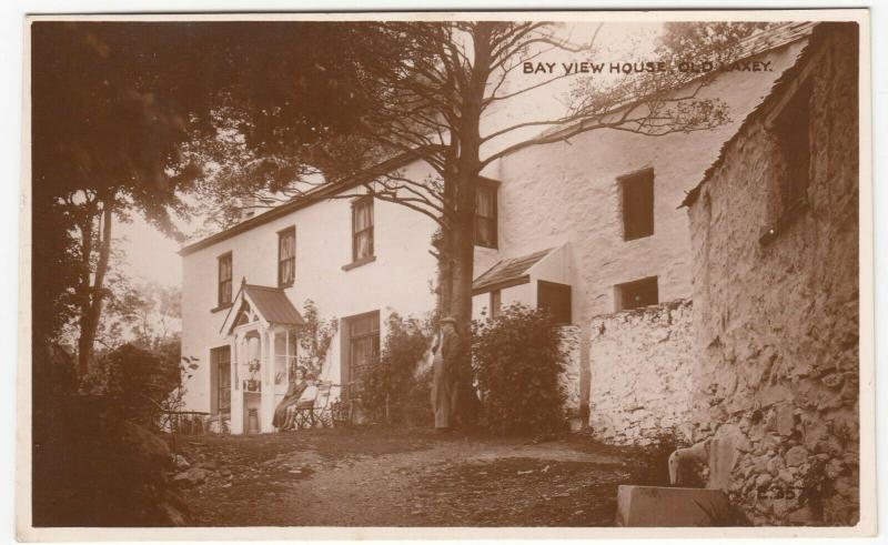 Isle Of Man; Bay View House, Old Laxey E3576 RP PPC, Unused, c 1920's