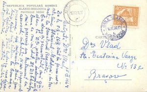 Romania Postcard Slanic Moldova Pavilionul bailor