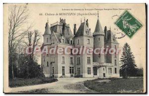 Postcard Old Castle Mont?pin Bage le Chatel