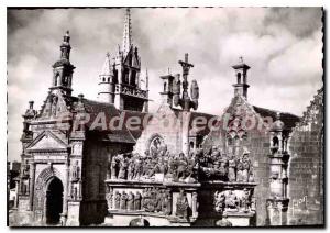 Modern Postcard Guimiliau Calvary and the Church