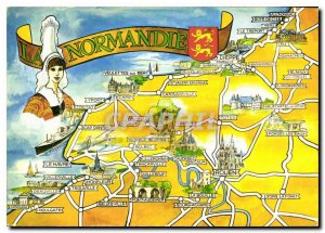 Modern Postcard Normandy