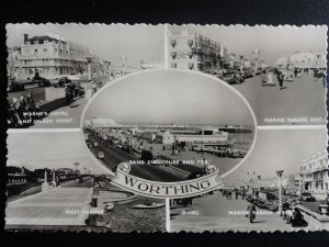 Sussex: Worthing 5 Picture Multiview c1957 RP