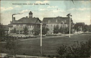 Tomah WI Gov't Indian School c1915 Postcard