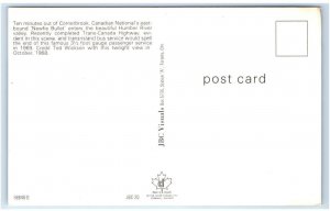 CORNERBROOK, Newfoundland, Canada ~ The NEWFIE BULLET Train c1970s Postcard