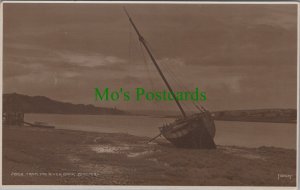 Devon Postcard - Bideford, From The River Bank RS33595