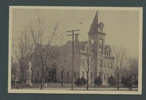 Ca 1905 Real Picture Post Card Winfield KS Central School Reprint From 1930