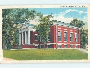 W-Border LIBRARY SCENE Salem - Near Alliance & Youngstown Ohio OH d6218