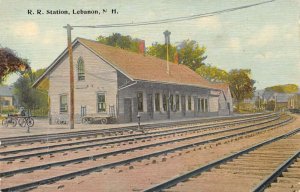 Lebanon New Hampshire Train Station Vintage Postcard AA41506