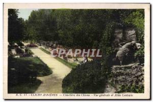 Clichy Asnieres - Cimetiere des Chiens - Old Postcard