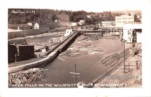 Paper Mills on the Willamette River - Oregon City s, Oregon OR  